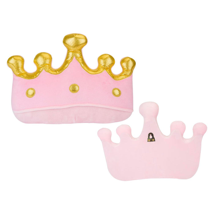 Wall Decoration Plush Crown Plush Gift 34cm x 42cm Pink X 1
