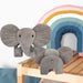 Wall Decoration Plush Elephant Plush Gift Idea 51cm x 60cm Grey X 1