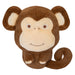 Wall Decoration Plush Monkey Plush Gift Idea 51cm x 60cm Brown X 1