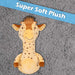 Wall Decoration Plush Giraffe Plush Gift Idea 51cm x 60cm Yellow X 1