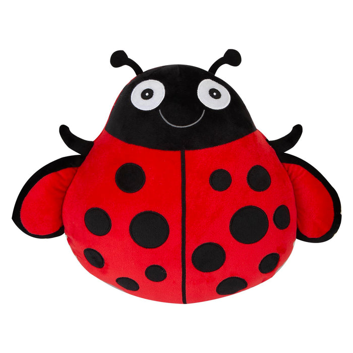 Wall Decoration Plush Lady Bird Plush Gift Idea 36cm x 37cm Red X 1
