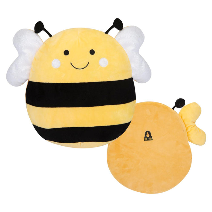 Wall Decoration Plush Bee Plush Gift Idea 36cm x 37cm Yellow X 1