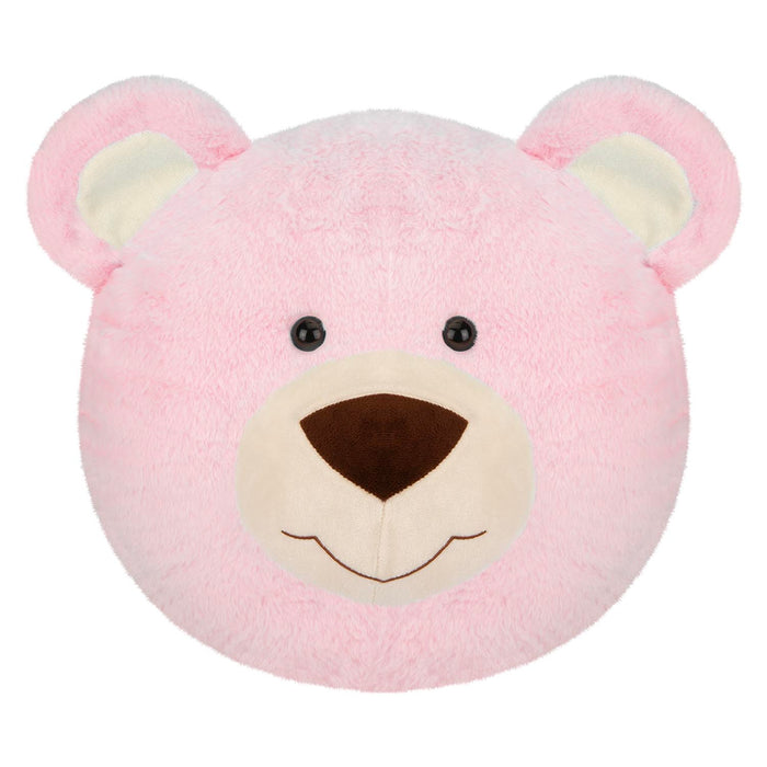 Wall Decoration Plush Pink Teddy Bear Plush 45cm x 44cm Pink X 1