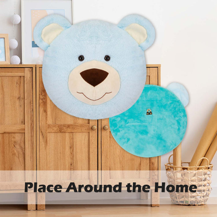 Wall Decoration Plush White Teddy Bear Plush 45cm x 44cm White X 1