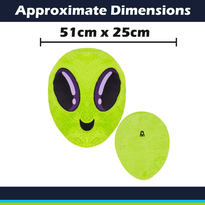 Wall Decoration Plush Alien Plush Gift Idea 51cm x 25cm Green X 1