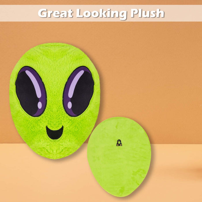 Wall Decoration Plush Alien Plush Gift Idea 51cm x 25cm Green X 1