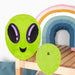 Wall Decoration Plush Alien Plush Gift Idea 51cm x 25cm Green X 1