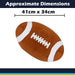 Wall Decoration Plush American Football Plush 41cm x 34cm Brown X 1