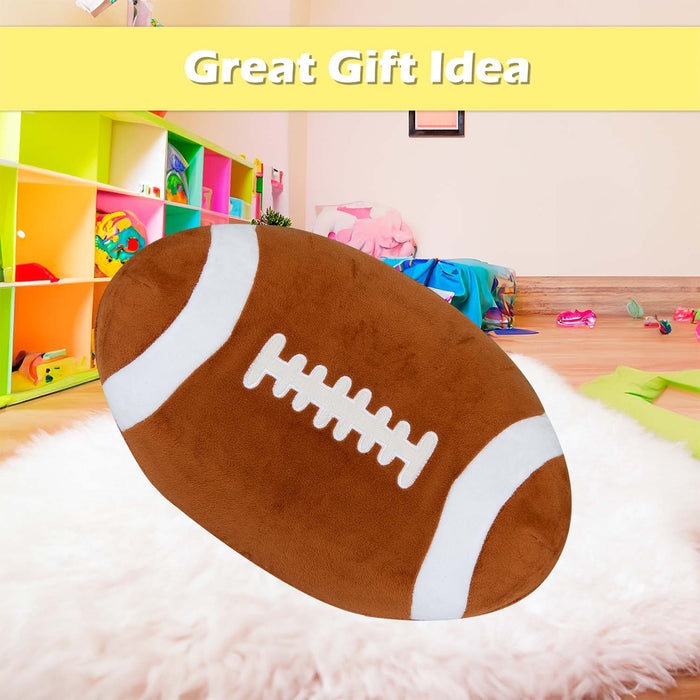 Wall Decoration Plush American Football Plush 41cm x 34cm Brown X 1