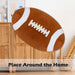Wall Decoration Plush American Football Plush 41cm x 34cm Brown X 1