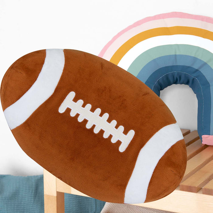 Wall Decoration Plush American Football Plush 41cm x 34cm Brown X 1
