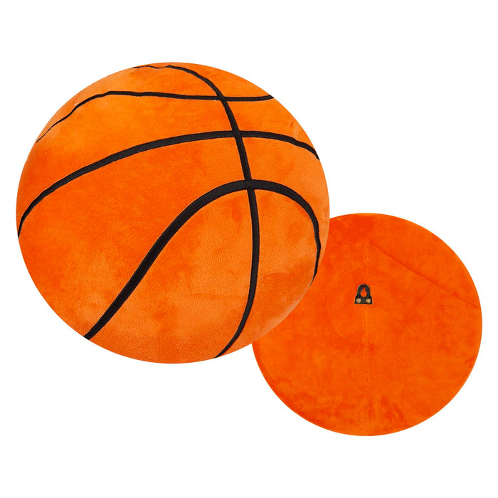 Wall Decoration Plush Basketball Plush Gift 41cm x 34cm Orange X 1