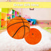 Wall Decoration Plush Basketball Plush Gift 41cm x 34cm Orange X 1