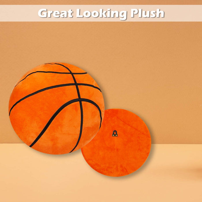 Wall Decoration Plush Basketball Plush Gift 41cm x 34cm Orange X 1