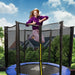 8FT Trampoline With Outer Netting in Blue