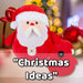 Christmas Santa Wall Decoration Plush Gift Idea 49cm x 41cm Red X 1