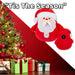Christmas Santa Wall Decoration Plush Gift Idea 49cm x 41cm Red X 1