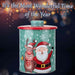 Christmas Biscuit Tin Santa Themed Design X 1 15. 5cm Christmas Themed