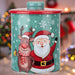 Christmas Biscuit Tin Xmas Themed Designs X Santa or Snowman