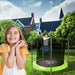 8FT Trampoline With Inner Netting in Green