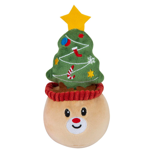 Christmas Tree Soft Toy Plush Gift Idea 15cm x 9cm Multicolour X 1
