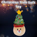 Christmas Tree Soft Toy Plush Gift Idea 15cm x 9cm Multicolour X 1