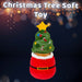 Christmas Tree Soft Toy Plush Gift Idea 15cm x 9cm Multicolour X 1