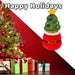 Christmas Tree Soft Toy Plush Gift Idea 15cm x 9cm Multicolour X 1