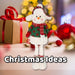 Christmas Standing Snowman Decoration 41cm x 21.5cm White X 1