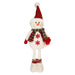 Christmas Standing Snowman Decoration 41cm x 21.5cm White X 1