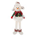 Christmas Standing Snowman Decoration 51.5cm x 23.5cm White X 1