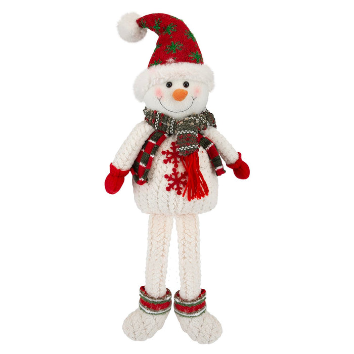 Christmas Standing Snowman Decoration 51.5cm x 23.5cm White X 1