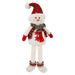 Christmas Standing Snowman Decoration 51.5cm x 23.5cm White X 1