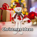 Christmas Standing Snowman Decoration 51.5cm x 23.5cm White X 1