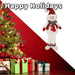 Christmas Standing Snowman Decoration 51.5cm x 23.5cm White X 1