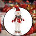 Christmas Standing Snowman Decoration 51.5cm x 23.5cm White X 1