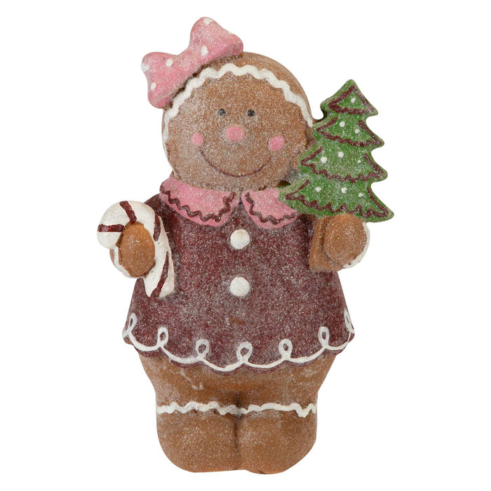 Christmas Gingerbread Figurines Decoration 16cm x 9.5cm Brown X 1