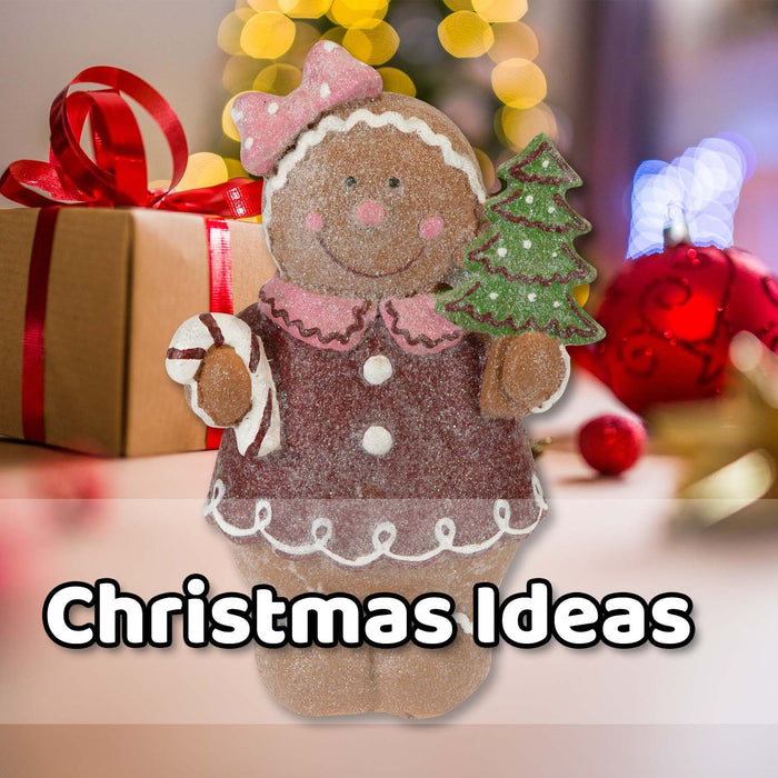 Christmas Gingerbread Figurines Decoration 16cm x 9.5cm Brown X 1