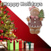 Christmas Gingerbread Figurines Decoration 16cm x 9.5cm Brown X 1
