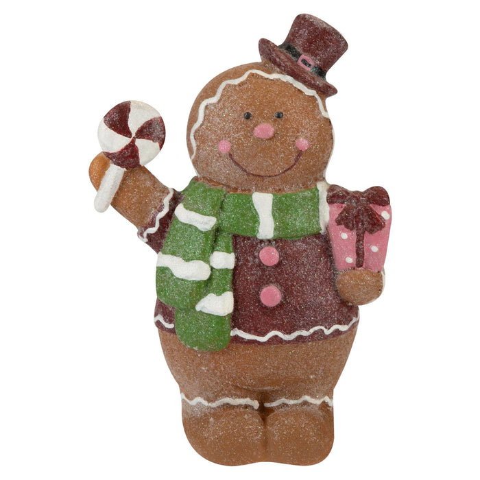 Christmas Gingerbread Figurines Decoration 16cm x 9.5cm Brown X 1