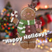 Christmas Gingerbread Figurines Decoration 16cm x 9.5cm Brown X 1