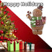 Christmas Gingerbread Figurines Decoration 16cm x 9.5cm Brown X 1