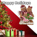Gingerbread Family Ornament Decoration 15cm x 11.5cm Brown X 1