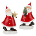 Christmas Santa Ornaments Decoration 16cm x 9.5cm 2 Pack