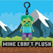 Minecraft Zombie Soft Toy Clip 13cm x 11.7cm Multicolour X 1