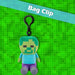 Minecraft Zombie Soft Toy Clip 13cm x 11.7cm Multicolour X 1