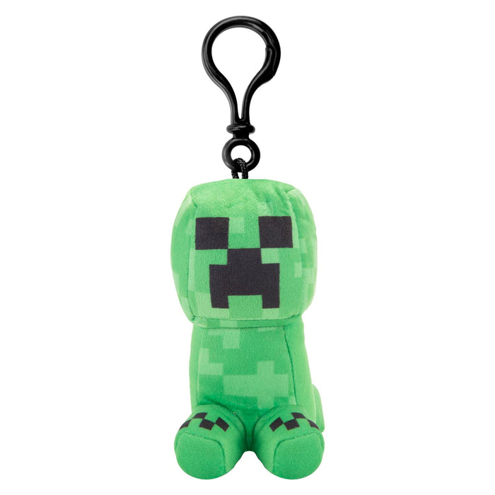 Minecraft Creeper Soft Toy Clip 13cm x 11.7cm Multicolour X 1