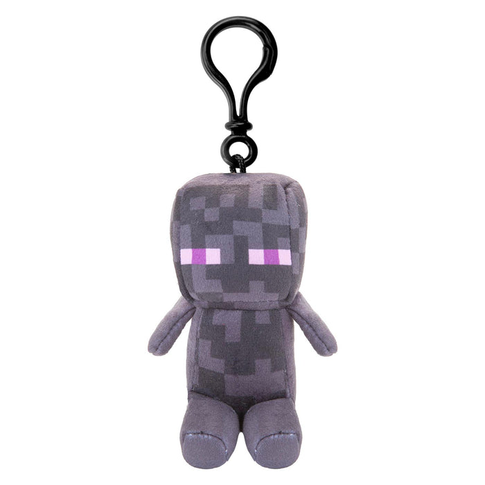Minecraft Enderman Soft Toy Clip 13cm x 11.7cm Multicolour X 1