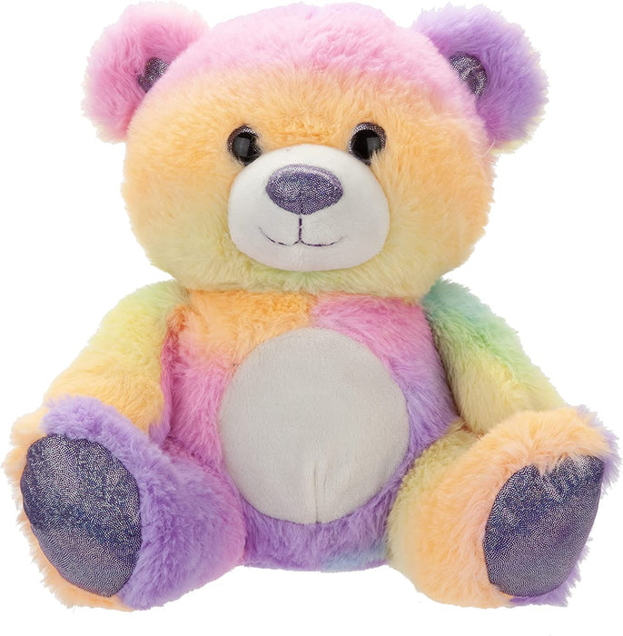 Luxury Rainbow Teddy Bear Plush 25cm - Cuddle Crew