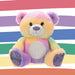 Luxury Rainbow Teddy Bear Plush 25cm - Cuddle Crew